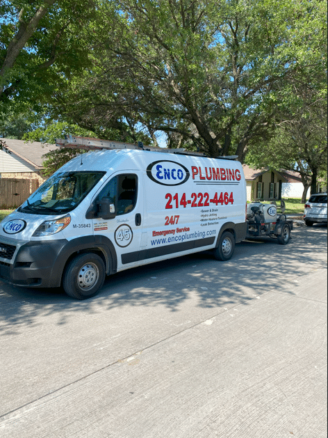 enco plumbing service van